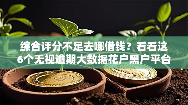 综合评分不足去哪借钱?看看这6个无视逾期大数据花户黑户平台怎么样 综合评分不足去哪借钱?看看这6个无视逾期大数据花户黑户平台怎么样
