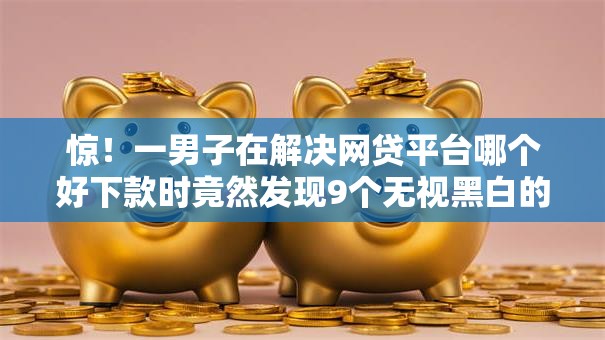 惊！一男子在解决网贷平台哪个好下款时竟然发现9个无视黑白的最新贷款口子，事后分享了出来
