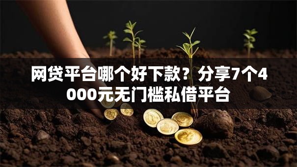 网贷平台哪个好下款?分享7个4000元无门槛私借平台 网贷平台哪个好下款?分享7个4000元无门槛私借平台