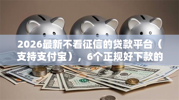 2026最新不看征信的贷款平台(支持支付宝),6个正规好下款的网贷平台无私分享 2026最新不看征信的贷款平台(支持支付宝),6个正规好下款的网贷平台无私分享