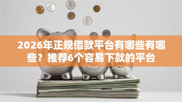 2026年正规借款平台有哪些有哪些?推荐6个容易下款的平台 2026年正规借款平台有哪些有哪些?推荐6个容易下款的平台