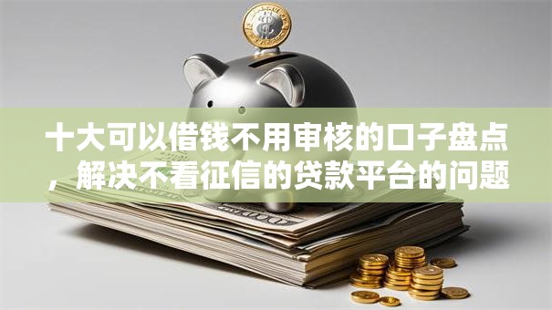 十大可以借钱不用审核的口子盘点，解决不看征信的贷款平台的问题