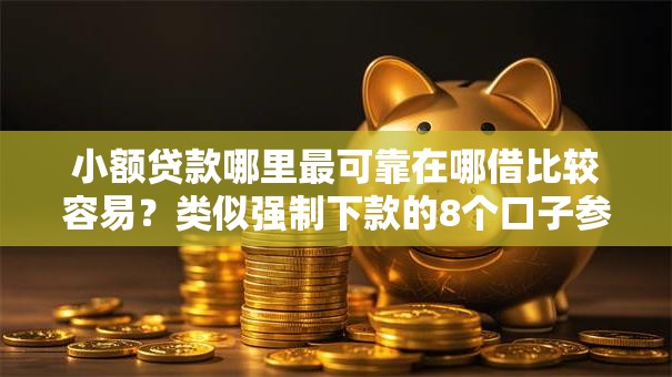 小额贷款哪里最可靠在哪借比较容易？类似强制下款的8个口子参考