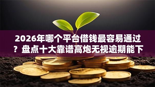 2026年哪个平台借钱最容易通过？盘点十大靠谱高炮无视逾期能下的口子