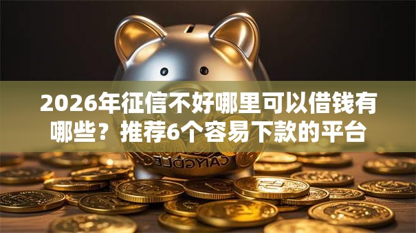 2026年征信不好哪里可以借钱有哪些？推荐6个容易下款的平台