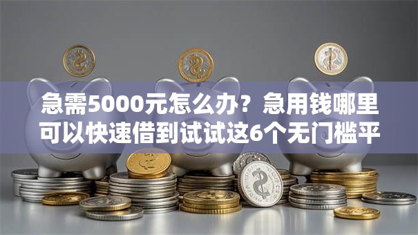 急需5000元怎么办?急用钱哪里可以快速借到试试这6个无门槛平台 急需5000元怎么办?急用钱哪里可以快速借到试试这6个无门槛平台