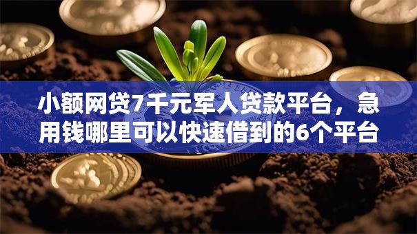 小额网贷7千元军人贷款平台,急用钱哪里可以快速借到的6个平台介绍 小额网贷7千元军人贷款平台,急用钱哪里可以快速借到的6个平台介绍
