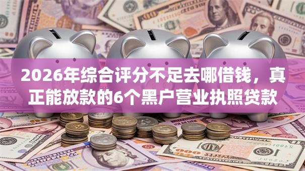 2026年综合评分不足去哪借钱,真正能放款的6个黑户营业执照贷款app口子推荐 2026年综合评分不足去哪借钱,真正能放款的6个黑户营业执照贷款app口子推荐