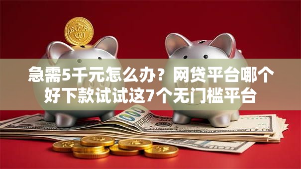 急需5千元怎么办？网贷平台哪个好下款试试这7个无门槛平台