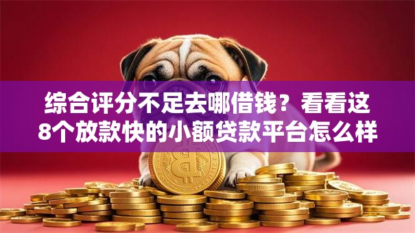 综合评分不足去哪借钱？看看这8个放款快的小额贷款平台怎么样