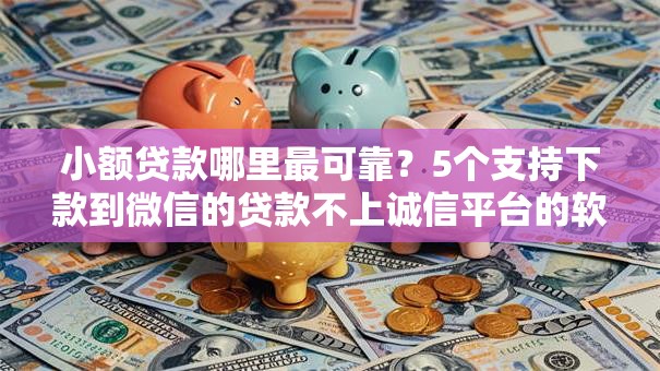 小额贷款哪里最可靠？5个支持下款到微信的贷款不上诚信平台的软件