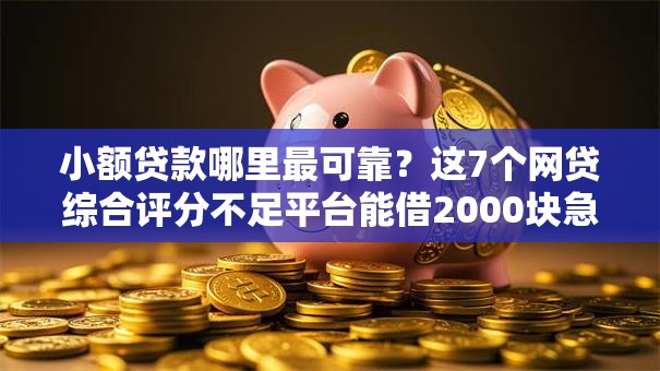 小额贷款哪里最可靠?这7个网贷综合评分不足平台能借2000块急用可以试试 小额贷款哪里最可靠?这7个网贷综合评分不足平台能借2000块急用可以试试
