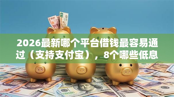 2026最新哪个平台借钱最容易通过（支持支付宝），8个哪些低息可靠可以分12期以上的借款平台无私分享