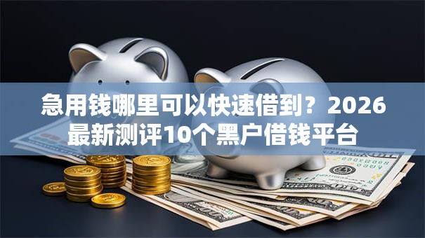 急用钱哪里可以快速借到?2026最新测评10个黑户借钱平台 急用钱哪里可以快速借到?2026最新测评10个黑户借钱平台