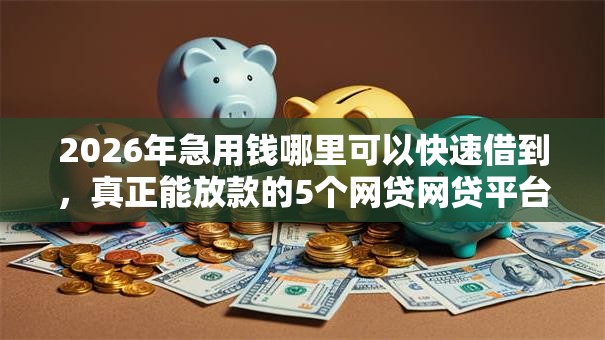 2026年急用钱哪里可以快速借到，真正能放款的5个网贷网贷平台好借款推荐