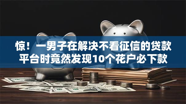 惊！一男子在解决不看征信的贷款平台时竟然发现10个花户必下款的口子，事后分享了出来