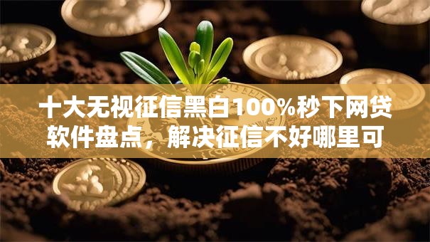 十大无视征信黑白100%秒下网贷软件盘点,解决征信不好哪里可以借钱的问题 十大无视征信黑白100%秒下网贷软件盘点,解决征信不好哪里可以借钱的问题