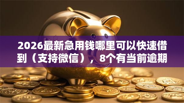 2026最新急用钱哪里可以快速借到（支持微信），8个有当前逾期的黑户平台能借到钱无私分享