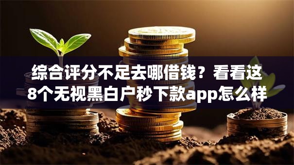 综合评分不足去哪借钱？看看这8个无视黑白户秒下款app怎么样