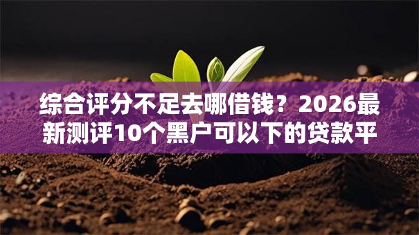 综合评分不足去哪借钱?2026最新测评10个黑户可以下的贷款平台 综合评分不足去哪借钱?2026最新测评10个黑户可以下的贷款平台