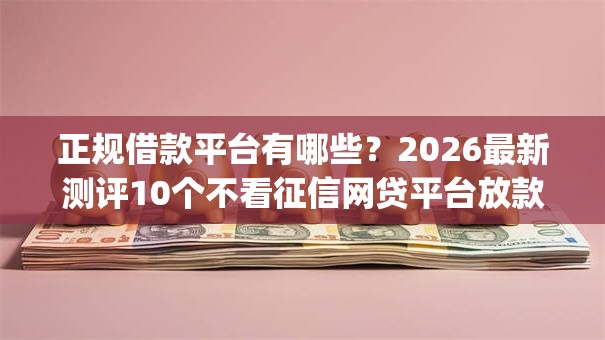 正规借款平台有哪些?2026最新测评10个不看征信网贷平台放款快的app 正规借款平台有哪些?2026最新测评10个不看征信网贷平台放款快的app