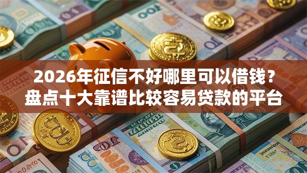 2026年征信不好哪里可以借钱?盘点十大靠谱比较容易贷款的平台 2026年征信不好哪里可以借钱?盘点十大靠谱比较容易贷款的平台