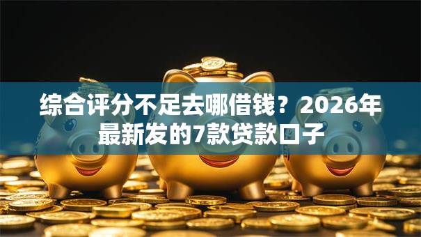 综合评分不足去哪借钱?2026年最新发的7款贷款口子 综合评分不足去哪借钱?2026年最新发的7款贷款口子