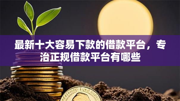 最新十大容易下款的借款平台,专治正规借款平台有哪些 最新十大容易下款的借款平台,专治正规借款平台有哪些