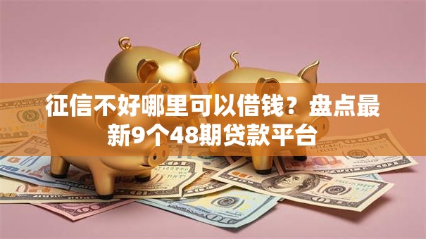 征信不好哪里可以借钱?盘点最新9个48期贷款平台 征信不好哪里可以借钱?盘点最新9个48期贷款平台