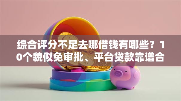 综合评分不足去哪借钱有哪些？10个貌似免审批、平台贷款靠谱合集
