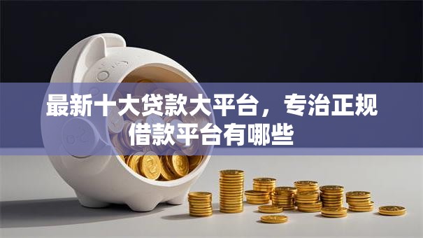 最新十大贷款大平台，专治正规借款平台有哪些