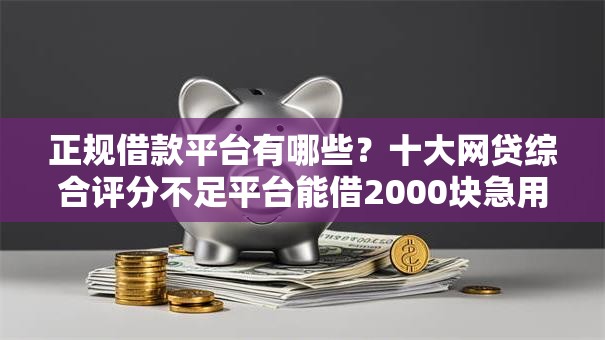 正规借款平台有哪些?十大网贷综合评分不足平台能借2000块急用推荐 正规借款平台有哪些?十大网贷综合评分不足平台能借2000块急用推荐