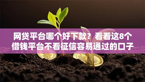 网贷平台哪个好下款?看看这8个借钱平台不看征信容易通过的口子怎么样 网贷平台哪个好下款?看看这8个借钱平台不看征信容易通过的口子怎么样
