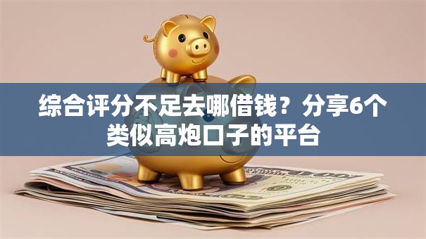 综合评分不足去哪借钱?分享6个类似高炮口子的平台 综合评分不足去哪借钱?分享6个类似高炮口子的平台