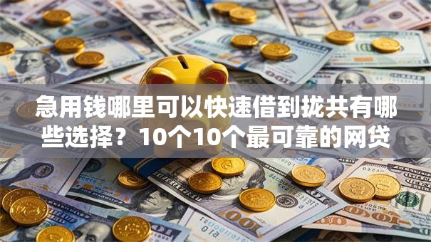 急用钱哪里可以快速借到拢共有哪些选择?10个10个最可靠的网贷平台详解 急用钱哪里可以快速借到拢共有哪些选择?10个10个最可靠的网贷平台详解