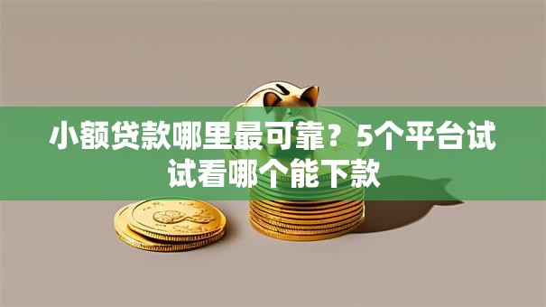 小额贷款哪里最可靠？5个平台试试看哪个能下款