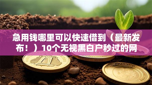急用钱哪里可以快速借到(最新发布!)10个无视黑白户秒过的网贷 急用钱哪里可以快速借到(最新发布!)10个无视黑白户秒过的网贷