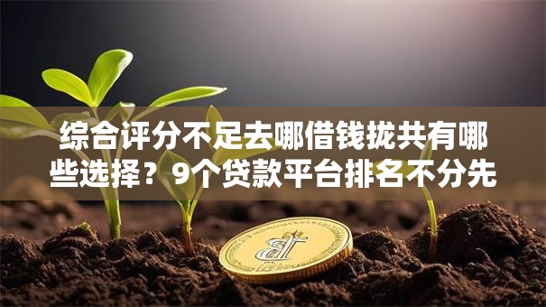 综合评分不足去哪借钱拢共有哪些选择?9个贷款平台排名不分先后详解 综合评分不足去哪借钱拢共有哪些选择?9个贷款平台排名不分先后详解