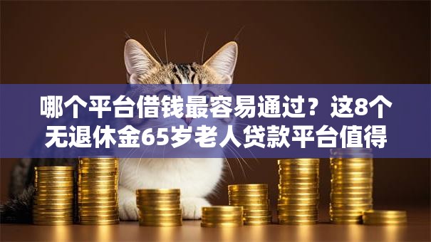 哪个平台借钱最容易通过?这8个无退休金65岁老人贷款平台值得一试 哪个平台借钱最容易通过?这8个无退休金65岁老人贷款平台值得一试