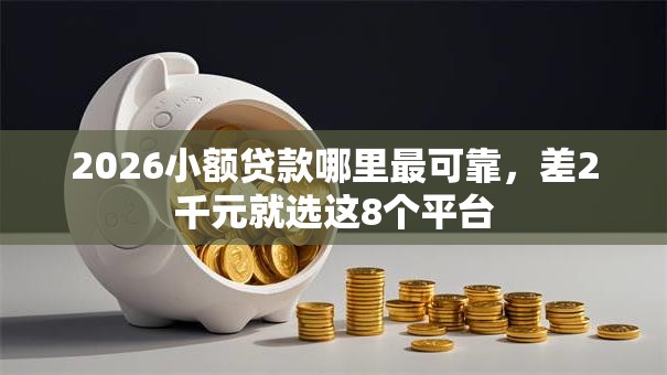 2026小额贷款哪里最可靠，差2千元就选这8个平台