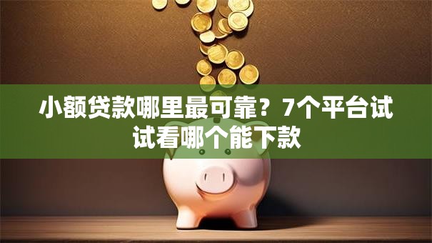 小额贷款哪里最可靠?7个平台试试看哪个能下款 小额贷款哪里最可靠?7个平台试试看哪个能下款