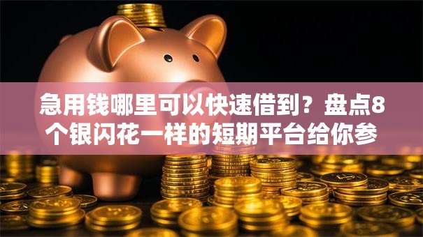 急用钱哪里可以快速借到？盘点8个银闪花一样的短期平台给你参考