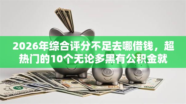 2026年综合评分不足去哪借钱，超热门的10个无论多黑有公积金就能下款推荐