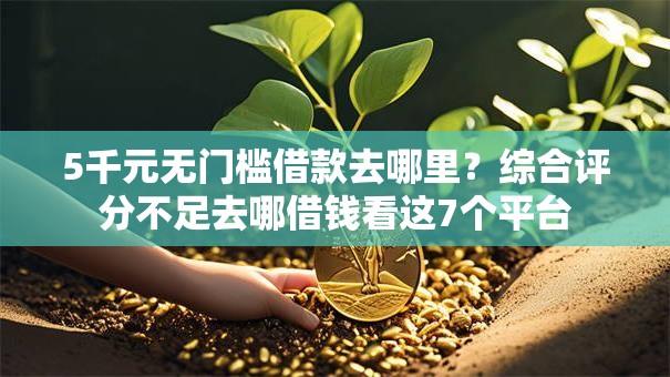 5千元无门槛借款去哪里？综合评分不足去哪借钱看这7个平台