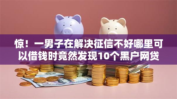 惊!一男子在解决征信不好哪里可以借钱时竟然发现10个黑户网贷必下款的平台,事后分享了出来 惊!一男子在解决征信不好哪里可以借钱时竟然发现10个黑户网贷必下款的平台,事后分享了出来