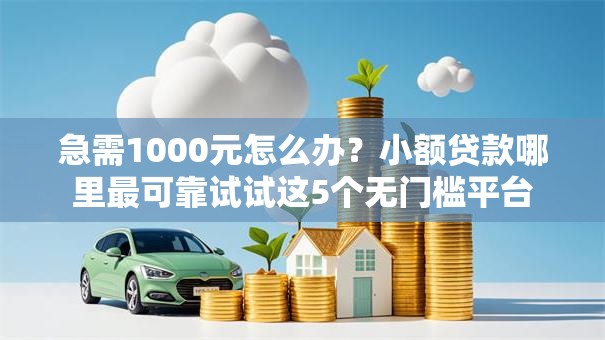 急需1000元怎么办?小额贷款哪里最可靠试试这5个无门槛平台 急需1000元怎么办?小额贷款哪里最可靠试试这5个无门槛平台