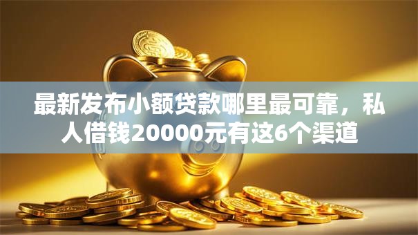 最新发布小额贷款哪里最可靠，私人借钱20000元有这6个渠道