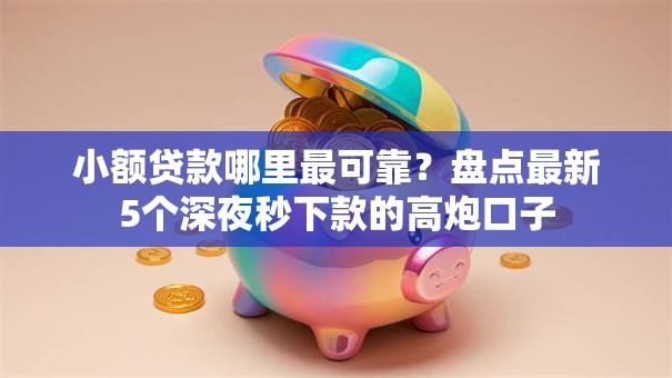 小额贷款哪里最可靠?盘点最新5个深夜秒下款的高炮口子 小额贷款哪里最可靠?盘点最新5个深夜秒下款的高炮口子