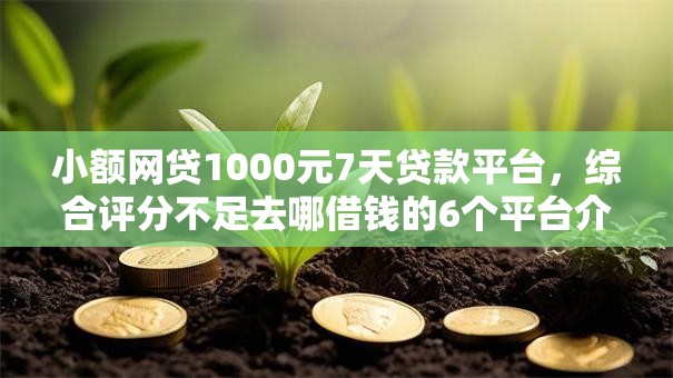 小额网贷1000元7天贷款平台,综合评分不足去哪借钱的6个平台介绍 小额网贷1000元7天贷款平台,综合评分不足去哪借钱的6个平台介绍