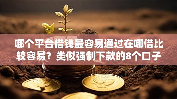 哪个平台借钱最容易通过在哪借比较容易？类似强制下款的8个口子参考